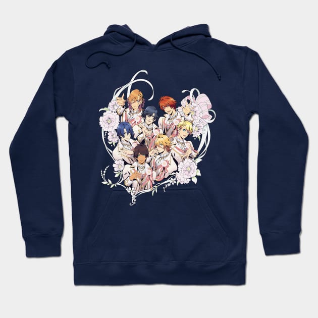 Uta No Prince Sama Flowers Hoodie by valival